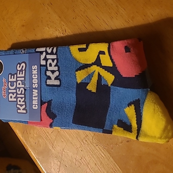NWT Rice Krispy themed socks 4 oar Size 9-13 - Picture 3 of 6